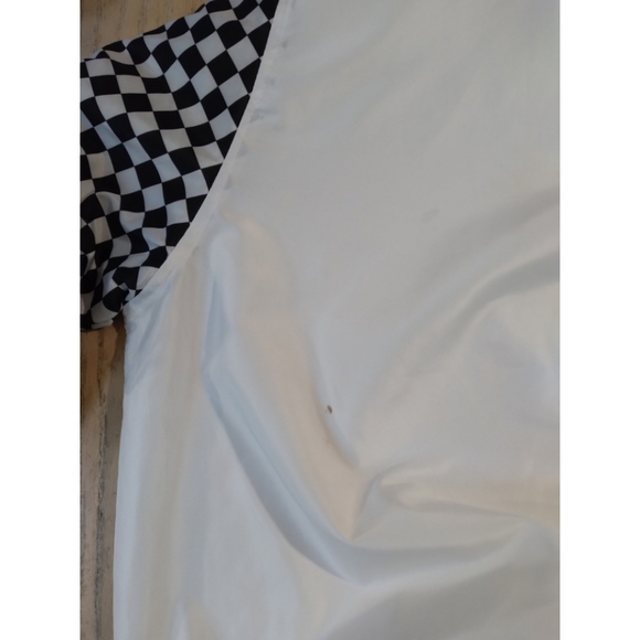 G-Net white and black checkerboard sleeves jacket - Picture 10 of 10